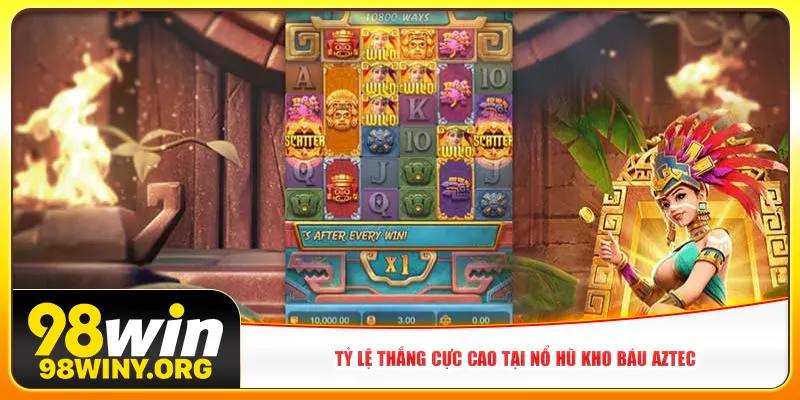 Tỷ lệ thắng cực cao tại Nổ hũ kho báu AZTEC